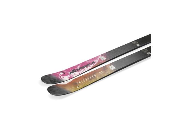 NORDICA UNLEASHED 90 Svart/Rosa 174 Skidor Freeride Twintip (flat) 
