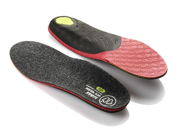 SIDAS 3FEET ECO WARM MID Grå XL Formade iläggssulor medelhögt fotvalv 