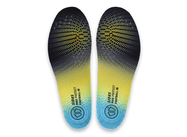 SIDAS MAX PROTECT FOOTBALL JR Svart XXXS Iläggssulor för fotboll 