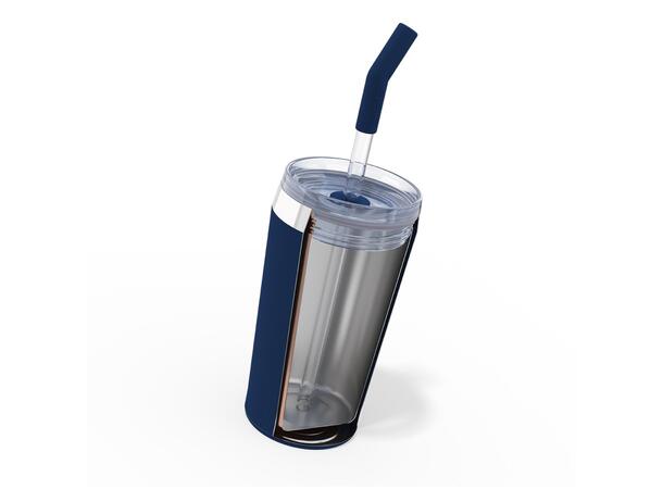 SIGG HELIA TRAVEL MUG Mörkblå 0,45 L Termos-mugg med sugrör 