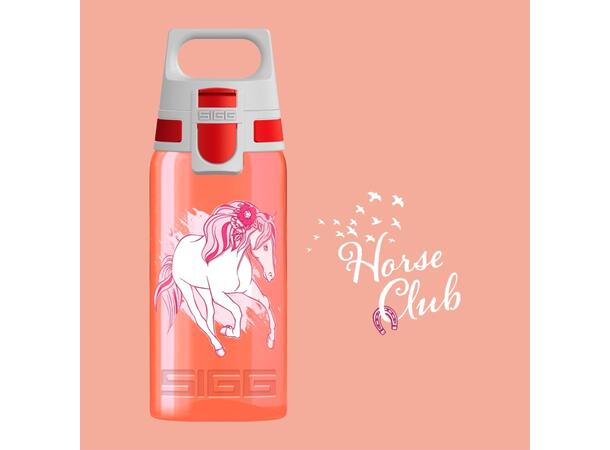 SIGG VIVA ONE Horse Club 0,5 L Vattenflaska för barn 