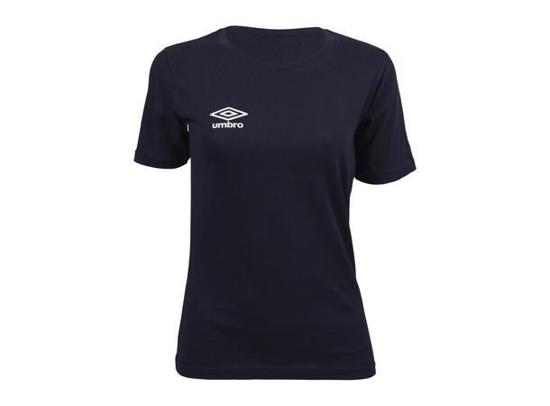 UMBRO Basic Tee W Marin 40 T-shirt med rundhals dam 