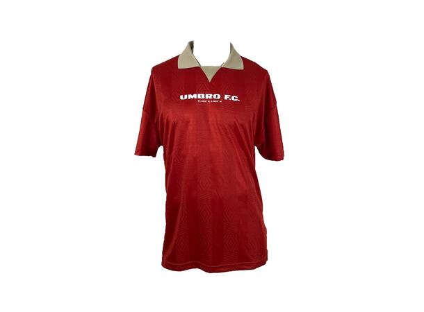 UMBRO Football Shirt Röd XL T-shirt med krage 