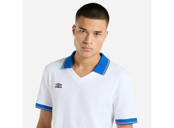 UMBRO Rib Tennis Tee Vit M Piketröja 
