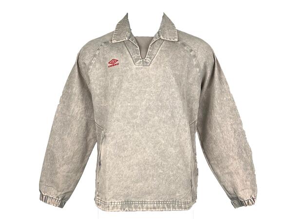UMBRO Washed Drill Top Grå M Tröja i bomullstwill 