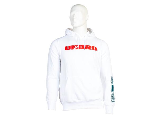 UMBRO X MTV Hoodie Vit M Luvtröja med 3D-print 