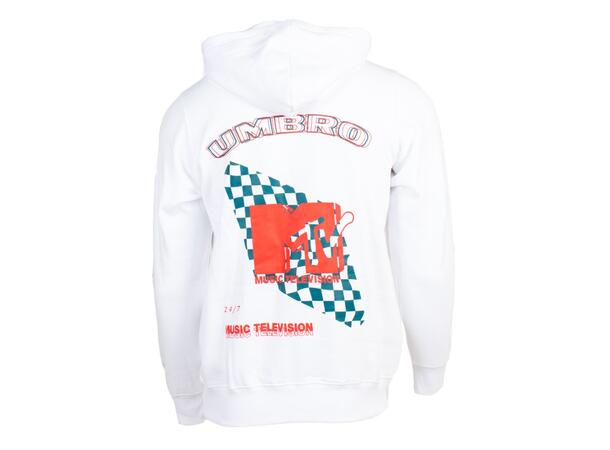 UMBRO X MTV Hoodie Vit M Luvtröja med 3D-print 