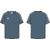 UMBRO Taped Tee Blå S T-shirt med revärer 