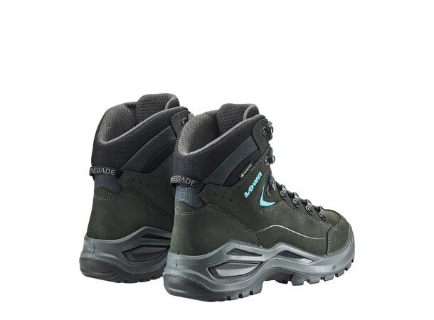 LOWA RENEGADE EVO GTX MID WS W Grå 4 Vandringskänga med bred läst dam 