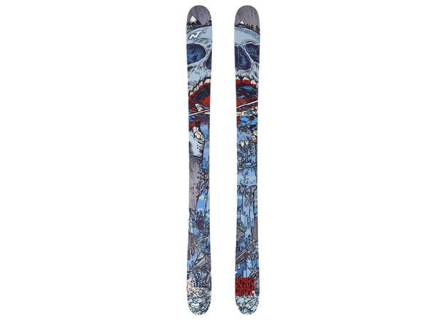 NORDICA BUSHYWAYNE Grå/Blå 185 Skidor All Mountain Freeride (flat)
