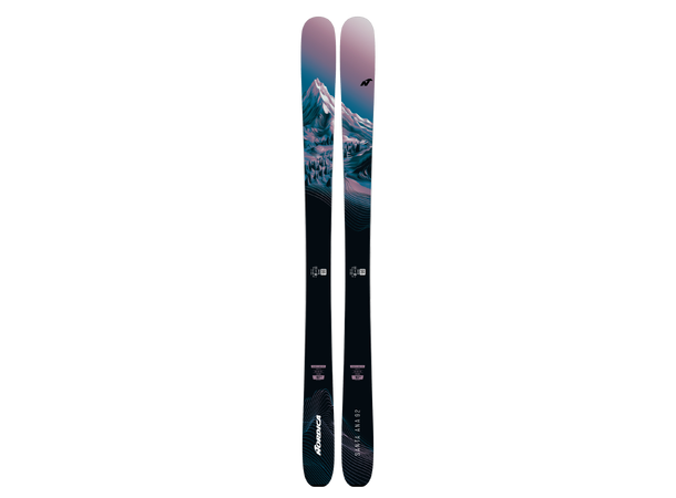 NORDICA SANTA ANA 92 Lavendel 173 Skidor All Mountain dam (flat) 