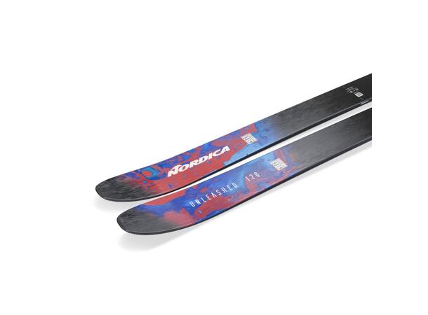 NORDICA UNLEASHED 120 Svart/Röd 190 Skidor Freeride Twintip (flat) 