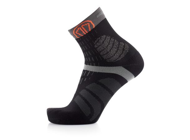 SIDAS T-FREE TRAIL CREW Svart/Grå 42-43 Löparstrumpor trailrunning 