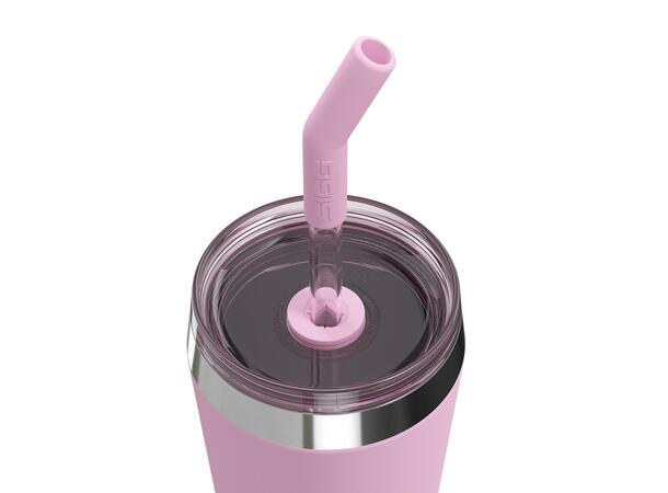 SIGG HELIA TRAVEL MUG Rosa 0,45 L Termos-mugg med sugrör 