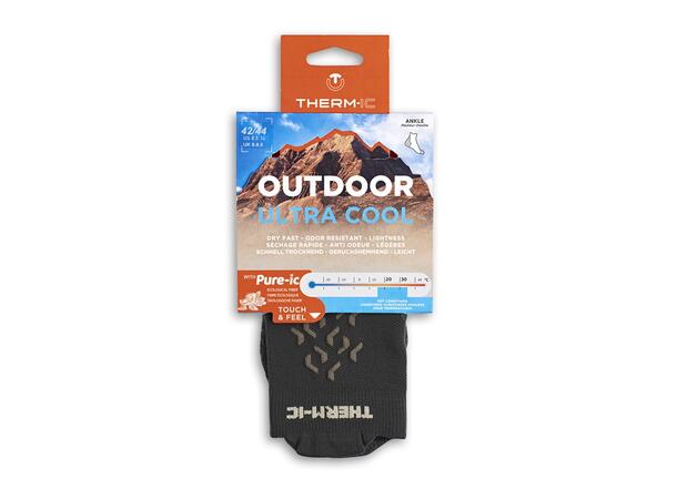 THERM-IC OUTDOOR UL.COOL ANKLE Blå 42-44 Vandringsstrumpor 