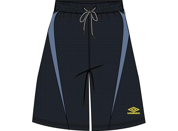 UMBRO Panelled Oversized Short Svart M Retro Fotbollsshorts 