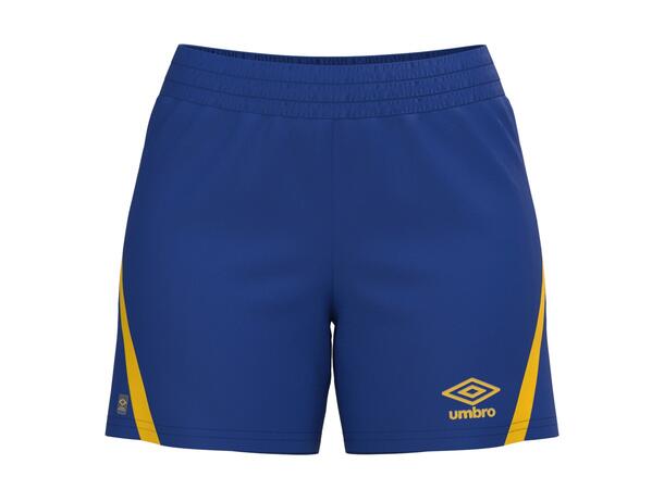 UMBRO UX Pro Shorts W Blå/Gul 36 Kortbyxa dam 