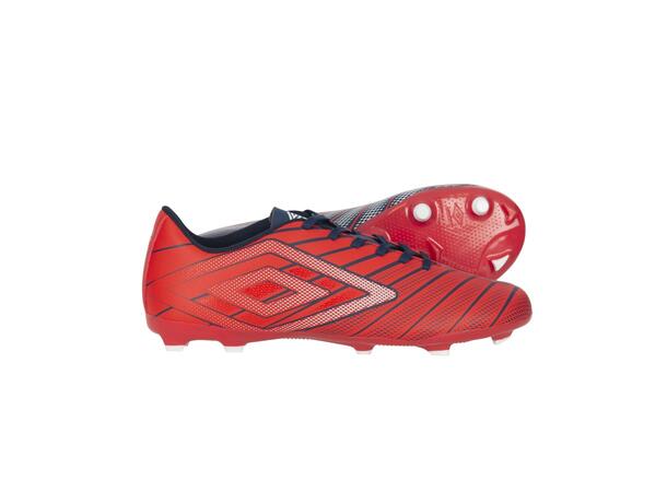 UMBRO Velocita Elixir Leag FG J Röd 33 Fotbollsko med fasta dobbar 