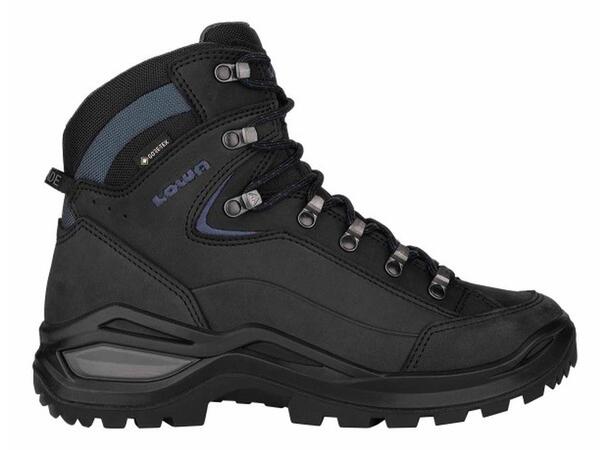 LOWA RENEGADE EVO GTX MID WS Svart 6 Vandringskänga med Gore-Tex dam 
