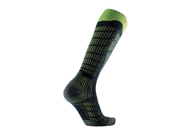 SIDAS SKI COMFORT SOCKS Svart/Gul 39-41 Skidstrumpor 