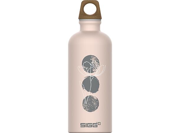 SIGG TRAVELLER MYPLANET Rosa+print 0,6L Flaska i aluminium "Journey"
