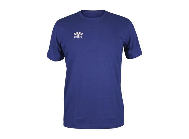 UMBRO Basic Tee Blå M T-shirt med rundhals 