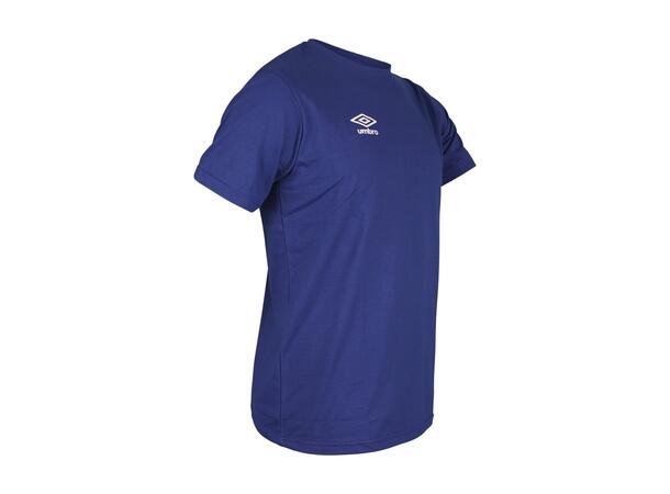 UMBRO Basic Tee Blå M T-shirt med rundhals 