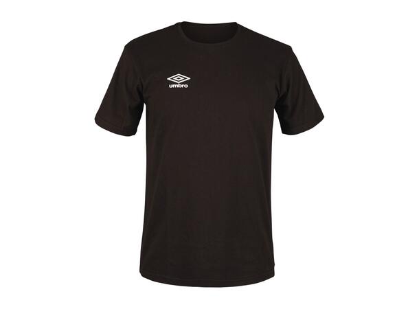 UMBRO Basic Tee Svart S T-shirt med rundhals