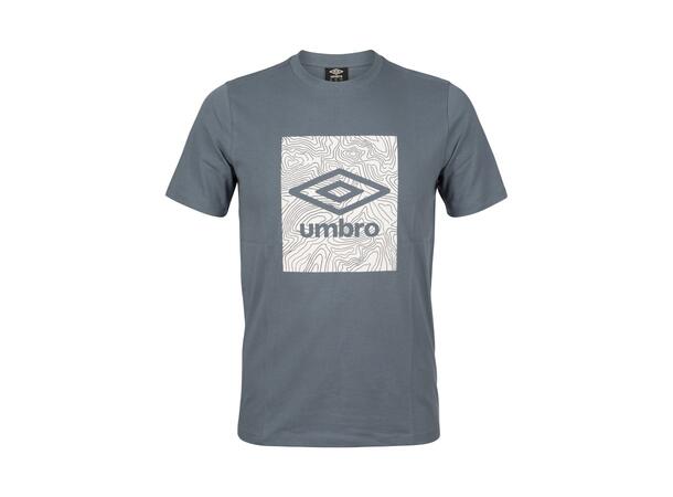 UMBRO Geo Graphic Tee Blågrå M T-shirt med tryck 