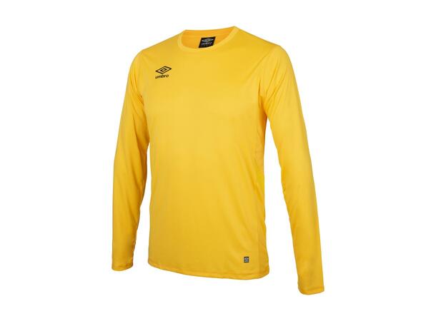 UMBRO Liga LS Jersey Jr Gul 116 Matchtröja lång ärm junior 