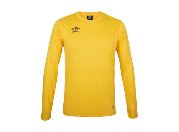 UMBRO Liga LS Jersey Jr Gul 116 Matchtröja lång ärm junior 