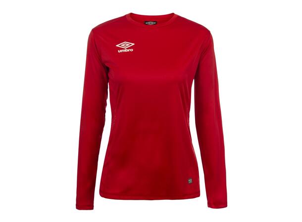UMBRO Liga LS Jersey W Röd 42 Matchtröja lång ärm dam 