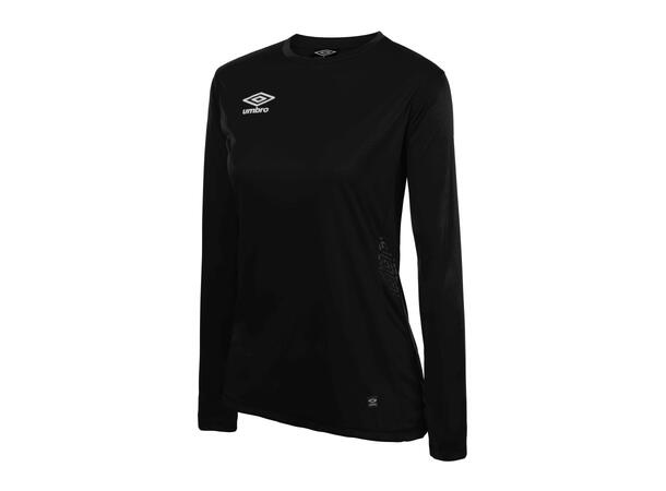 UMBRO Liga LS Jersey W Svart 36 Matchtröja lång ärm dam 