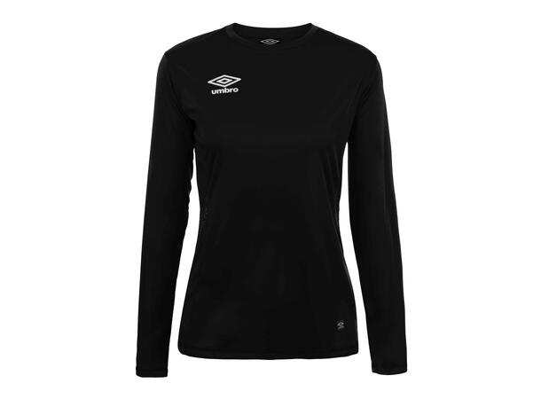 UMBRO Liga LS Jersey W Svart 36 Matchtröja lång ärm dam 
