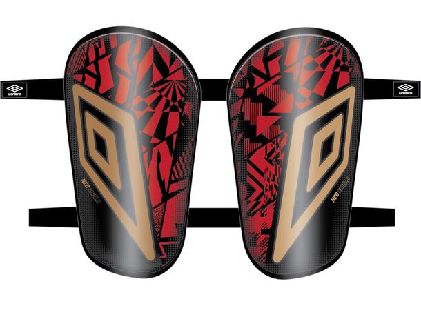 UMBRO Neo Shield Guard W/Straps Svart M Benskydd 