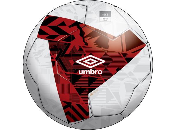 UMBRO Neo Trophy II Vit/Röd 5 Träningsboll 
