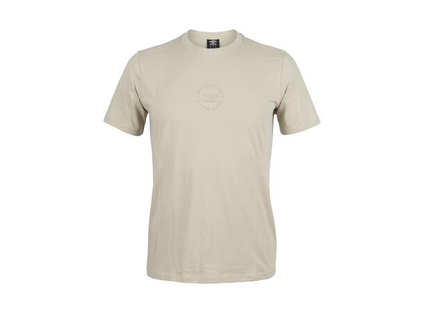 UMBRO RLXD Tee Beige L T-shirt med tryck 