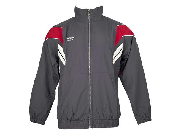 UMBRO Relaxed Track Jacket Mörkgrå XS Retrojacka i nylon 
