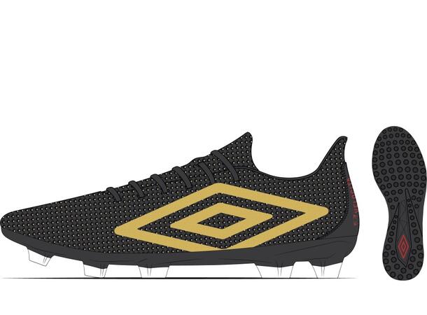 UMBRO Velo.Matrix League FG J Svart 32 Fotbollsko fasta dobbar junior 