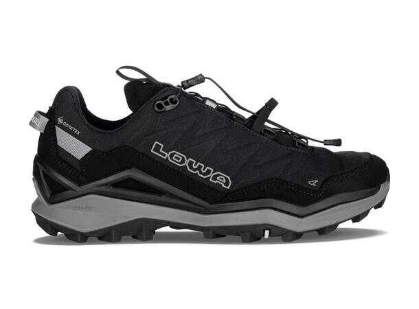 LOWA MADDOX PRO GTX LO SL Svart/Grå 7,5 Vandringssko med snabbsörning 