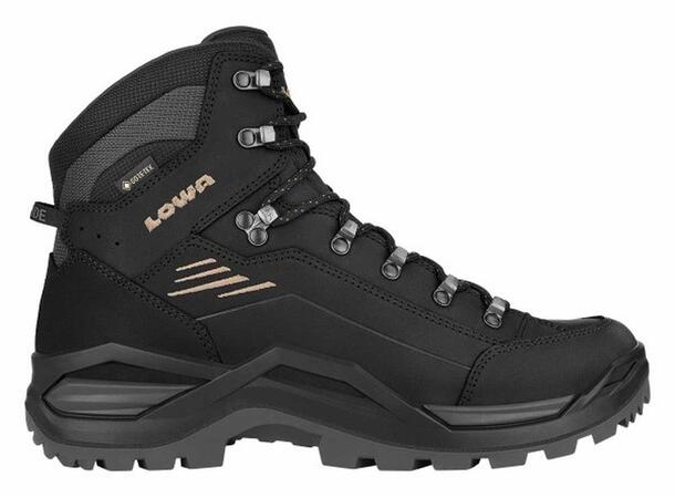 LOWA RENEGADE EVO GTX MID Svart 8,5 Vandringskänga med Gore-Tex 