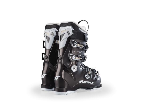 NORDICA THE CRUISE 75 W Svart/Vit 250 Pjäxa Sport Comfort dam 