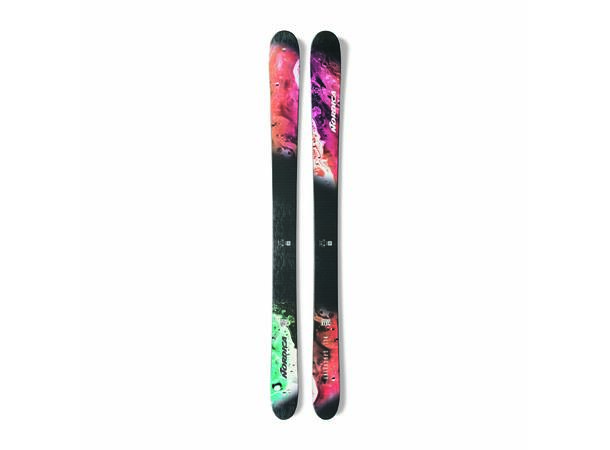 NORDICA UNLEASHED 114 Svart/Oran 174 Skidor Freeride Twintip (flat) 