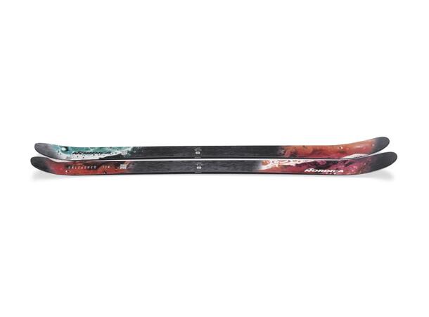NORDICA UNLEASHED 114 Svart/Oran 174 Skidor Freeride Twintip (flat) 