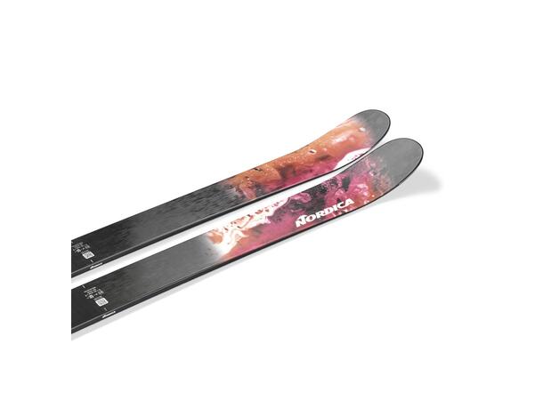 NORDICA UNLEASHED 114 Svart/Oran 174 Skidor Freeride Twintip (flat) 