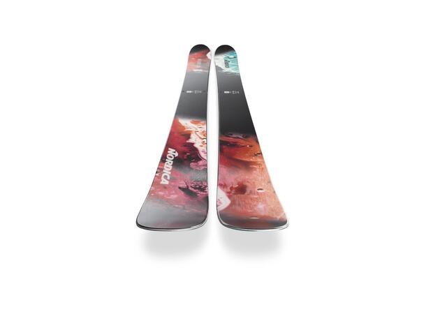 NORDICA UNLEASHED 114 Svart/Oran 174 Skidor Freeride Twintip (flat) 