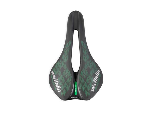 SELLE MODEL X SUPERFLOW LEAF L Cykelsadel Performance landsväg 