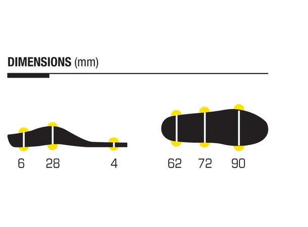 SIDAS 3FEET ACTIV LOW Blå XXL Formade iläggssulor lågt fotvalv 