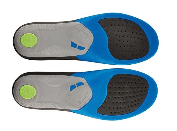 SIDAS 3FEET TRAIL MID Blå XL Formade iläggssulor medelhögt fotvalv 