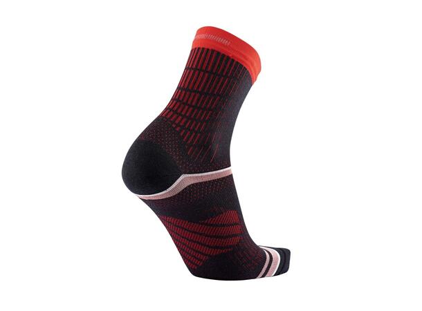 SIDAS WINTER RUN SOCKS Svart/Röd 37-38 Löparstrumpor vinter 